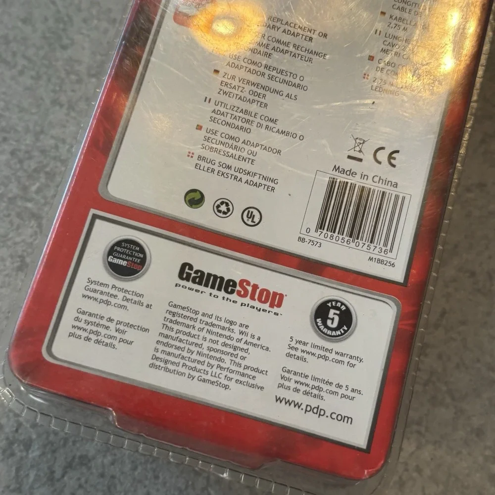 Gamestop AC POWER ADAPTOR for Nintendo Wii BRAND NEW